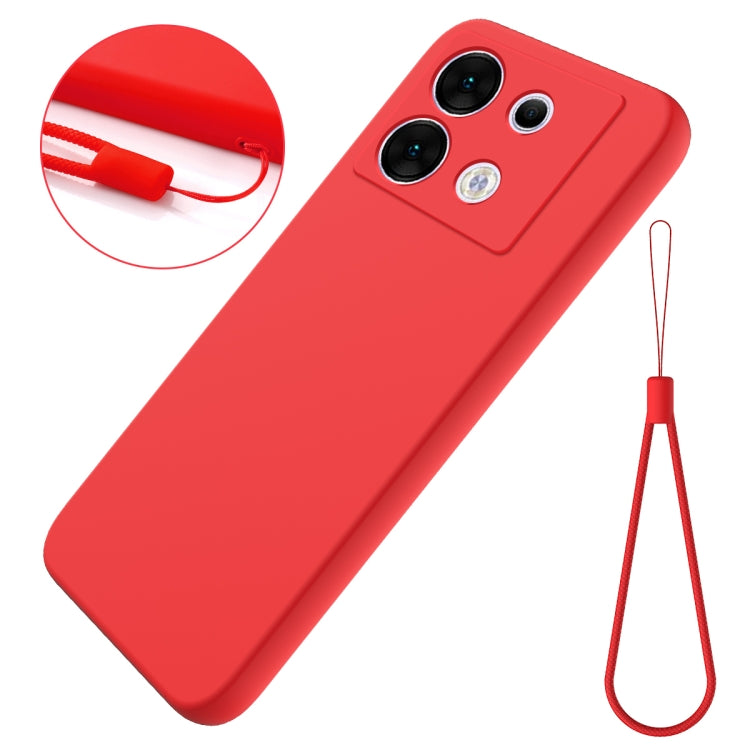 For Infinix Zero 30 5G Solid Color Liquid Silicone Dropproof Full Coverage Protective Case(Red) - Infinix Cases by buy2fix | Online Shopping UK | buy2fix