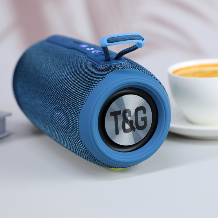 T&G TG663 Portable Colorful LED Wireless Bluetooth Speaker Outdoor Subwoofer(Grey) - Desktop Speaker by T&G | Online Shopping UK | buy2fix