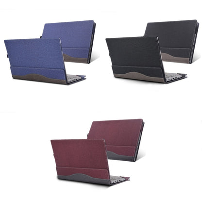 For Lenovo ThinkPad E15 Gen 3 Laptop Leather Anti-Fall Protective Case(Dark Blue) - 15.6 - 17 inch by buy2fix | Online Shopping UK | buy2fix