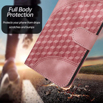 For Xiaomi 14 Pro YX0060 Elephant Head Embossed Phone Leather Case with Lanyard(Pink) - 14 Pro Cases by buy2fix | Online Shopping UK | buy2fix