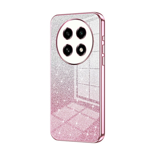 For OPPO A2 Pro Gradient Glitter Powder Electroplated Phone Case(Pink) - A2 Pro Cases by buy2fix | Online Shopping UK | buy2fix