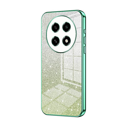 For OPPO A2 Pro Gradient Glitter Powder Electroplated Phone Case(Green) - A2 Pro Cases by buy2fix | Online Shopping UK | buy2fix