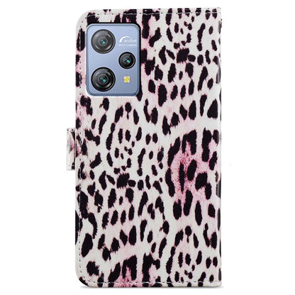 For Blackview A53 Pro Painted Pattern Horizontal Flip Leather Phone Case(Leopard) - More Brand by buy2fix | Online Shopping UK | buy2fix