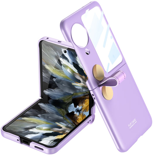 For OPPO Find N3 Flip GKK Integrated Ultrathin with Rotating Cortical Belt Phone Case(Purple) - Find N3 Flip Cases by GKK | Online Shopping UK | buy2fix