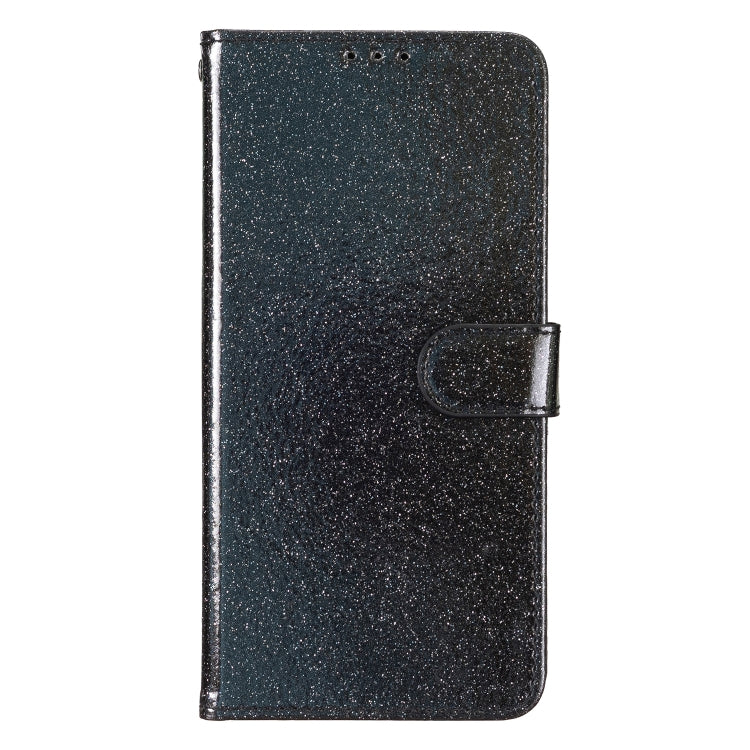 For Blackview A55 Pro Glitter Powder Flip Leather Phone Case(Black) - More Brand by buy2fix | Online Shopping UK | buy2fix