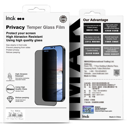 For Meizu 21 Pro 5G imak HD Full Screen Anti-spy Tempered Glass Protective Film - For Meizu by imak | Online Shopping UK | buy2fix