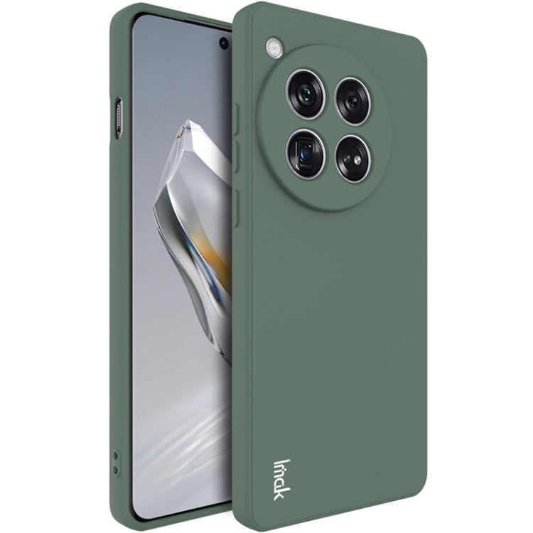 For OnePlus 12 5G imak UC-4 Series Straight Edge TPU Phone Case(Dark Green) - OnePlus Cases by imak | Online Shopping UK | buy2fix