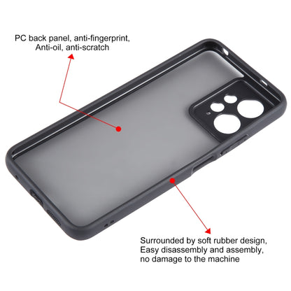 For Xiaomi Redmi Note 12 4G Fine Pore Matte Black TPU + PC Phone Case - Xiaomi Cases by buy2fix | Online Shopping UK | buy2fix