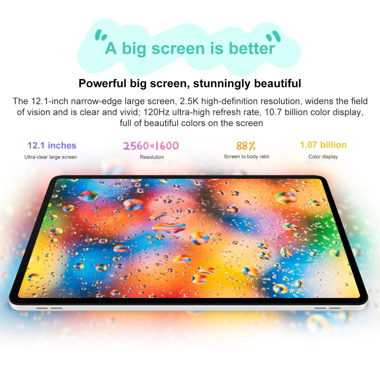 Honor Tablet 9 12.1 inch WiFi, Standard 8GB+256GB, MagicOS 7.2 Snapdragon 6 Gen1 Octa Core 2.2GHz, Not Support Google Play(Blue) - Huawei by Huawei | Online Shopping UK | buy2fix