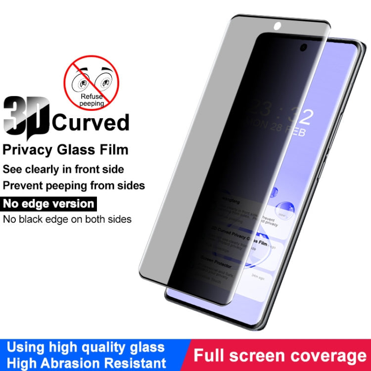 For vivo X100 5G / X100 Pro 5G imak 3D Curved Privacy Full Screen Tempered Glass Film - X100 Pro Tempered Glass by imak | Online Shopping UK | buy2fix