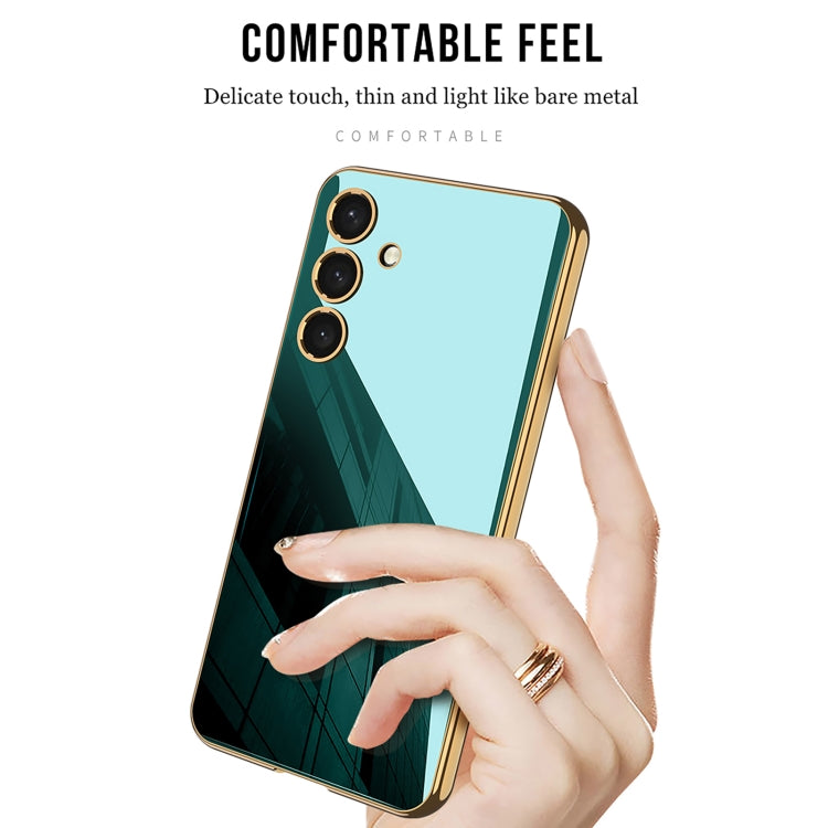 For Samsung Galaxy S24+ 5G GKK Electroplating TPU Full Coverage Phone Case(Green) - Galaxy S24+ 5G Cases by GKK | Online Shopping UK | buy2fix