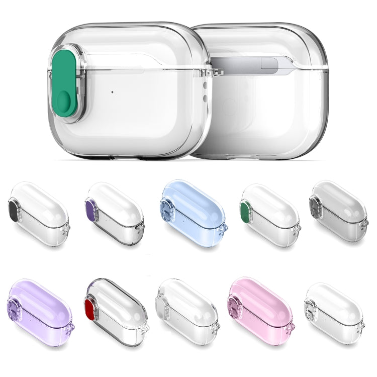 For AirPods Pro 2 DUX DUCIS PECL Series Split Transparent Earphone Case with Hook(Transparent) - For AirPods Pro 2 by DUX DUCIS | Online Shopping UK | buy2fix