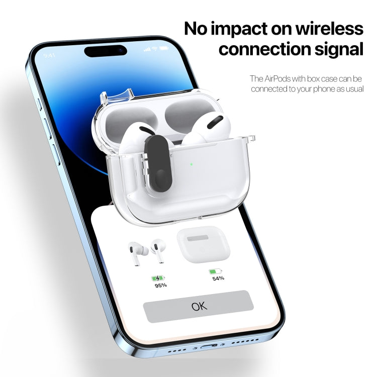 For AirPods 3 DUX DUCIS PECL Series Split Transparent Earphone Case with Hook(Transparent) - For AirPods 3 by DUX DUCIS | Online Shopping UK | buy2fix