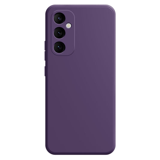 For Samsung Galaxy S24 5G Imitation Liquid Silicone Phone Case(Dark Purple) - Galaxy S24 5G Cases by buy2fix | Online Shopping UK | buy2fix
