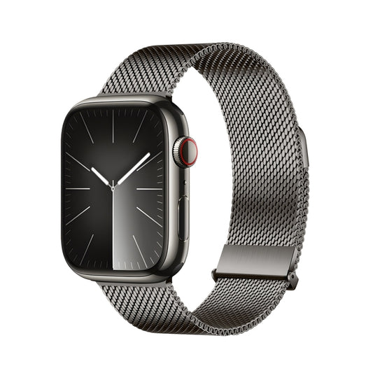 For Apple Watch SE 2023 44mm DUX DUCIS Milanese Pro Series Stainless Steel Watch Band(Graphite) - Watch Bands by DUX DUCIS | Online Shopping UK | buy2fix