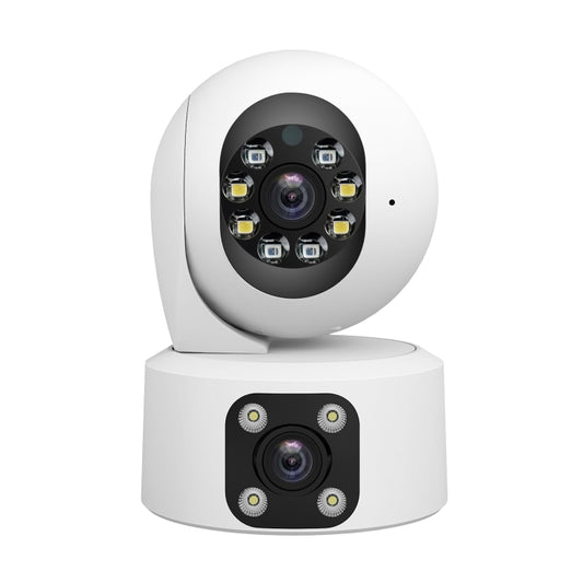 SriHome SH049 2MP + 2MP Humanoid Tracking Smart Night Vision Dual Lens HD IP Camera(EU Plug) - Wireless Camera by SriHome | Online Shopping UK | buy2fix