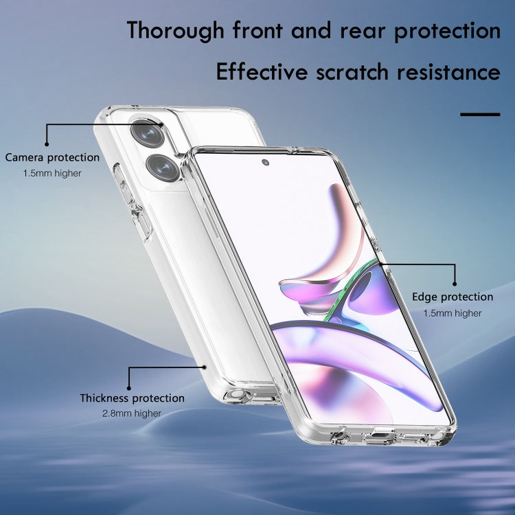 For Motorola Moto G Stylus 5G 2024 Terminator Style Shockproof Phone Case(Transparent) - Motorola Cases by buy2fix | Online Shopping UK | buy2fix