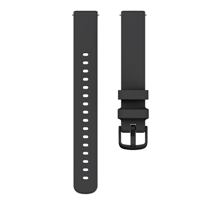 For Garmin Lily 2 Silicone Watch Band Wristband(Black) - Watch Bands by buy2fix | Online Shopping UK | buy2fix