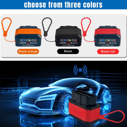 KONNWEI KW905 Bluetooth 5.0 Car OBD2 Scanner Support Android & iOS(Black) - Code Readers & Scan Tools by KONNWEI | Online Shopping UK | buy2fix