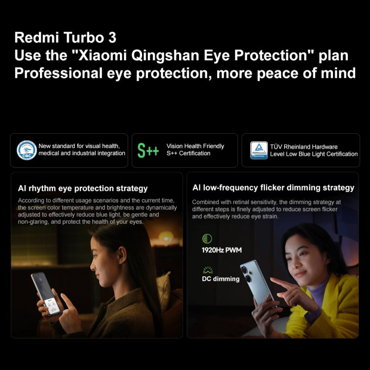 Xiaomi Redmi Turbo 3, 12GB+256GB, 6.67 inch Xiaomi HyperOS Snapdragon 8s Gen 3 Octa Core 3.0GHz, NFC, Network: 5G, Support Google Play(Titanium) - Xiaomi Redmi by Xiaomi | Online Shopping UK | buy2fix