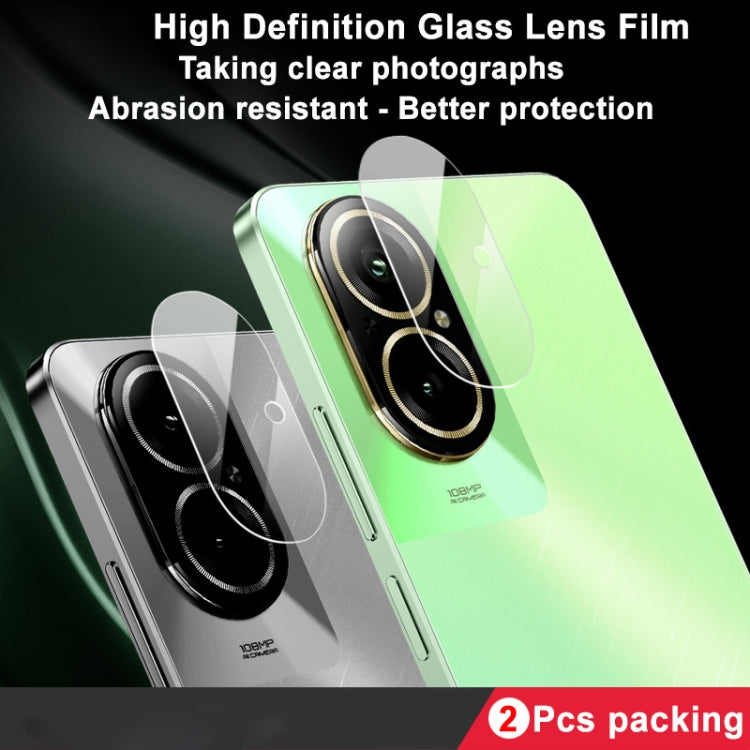 For Realme C67 4G Global 2pcs/Set imak HD Glass Rear Camera Lens Film - Other by imak | Online Shopping UK | buy2fix