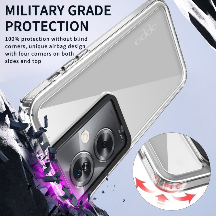 For OPPO A79 5G Global/A2 5G Transparent Acrylic + TPU Shockproof Phone Case(Transparent) - OPPO Cases by buy2fix | Online Shopping UK | buy2fix