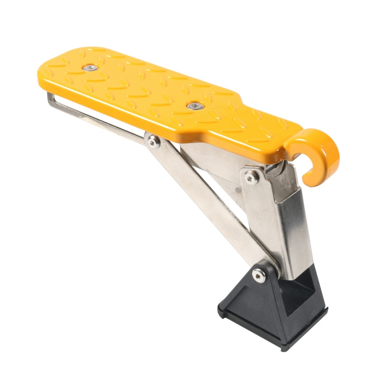 Car Door Aluminum Alloy Foot Pedal(Orange) - Foot Pedal by buy2fix | Online Shopping UK | buy2fix