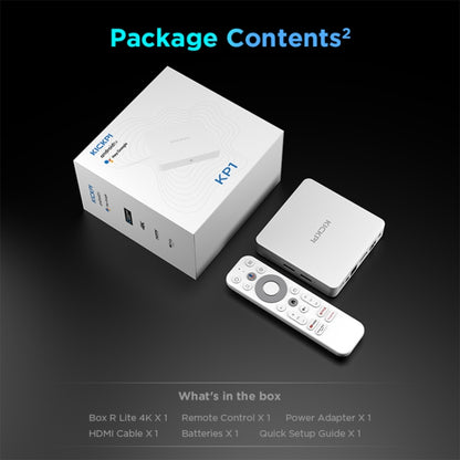 Kickpi KP1 Dual Band WiFi 4K HD Android TV Box, RAM:2GB+32GB(UK Plug) - Amlogic S905 by buy2fix | Online Shopping UK | buy2fix