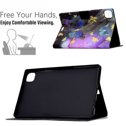 For iPad Pro 11 2024 Voltage Painted Smart Leather Tablet Case(Gold Butterflies) - iPad Pro 11 2024 Cases by buy2fix | Online Shopping UK | buy2fix