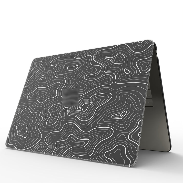 For MacBook Air 13.6 M2 A2681 / M3 A3113 UV Printed Pattern Laptop Frosted Protective Case(DDC-1680) - MacBook Air Cases by buy2fix | Online Shopping UK | buy2fix