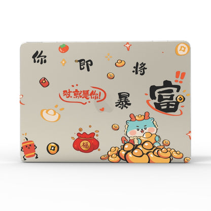 For MacBook Pro 16.2 A2991 / A2780 / A2485 UV Printed Pattern Laptop Frosted Protective Case(DDC-1689) - MacBook Pro Cases by buy2fix | Online Shopping UK | buy2fix