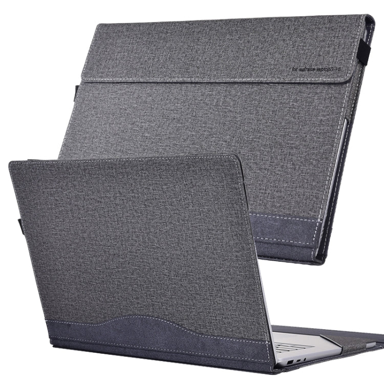 For Lenovo ThinkPad X1 Carbon 14 Gen 6 Cloth Texture Laptop Leather Protective Case(Space Ash) - Other by buy2fix | Online Shopping UK | buy2fix