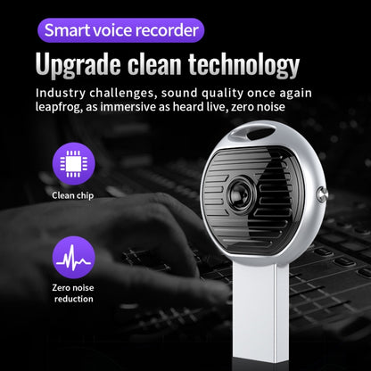 JNN S13 Zinc Alloy U-disk Voice Recorder, Memory:8GB(Silver) - U-Disk Recorder by JNN | Online Shopping UK | buy2fix