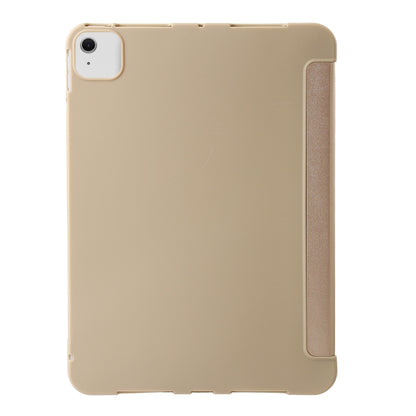 For iPad Air 13 2024 TPU Deformation Flip Leather Tablet Case with Holder(Gold) - iPad Air 13 2024 Cases by buy2fix | Online Shopping UK | buy2fix