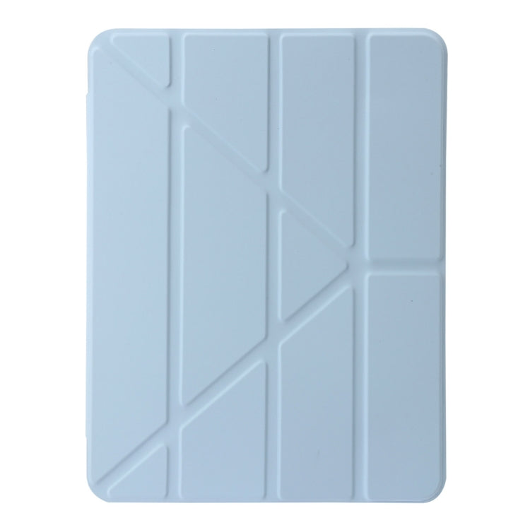 For iPad Air 11 2024 Clear Acrylic Deformation Leather Tablet Case(Ice Blue) - iPad Air 11 2024 Cases by buy2fix | Online Shopping UK | buy2fix