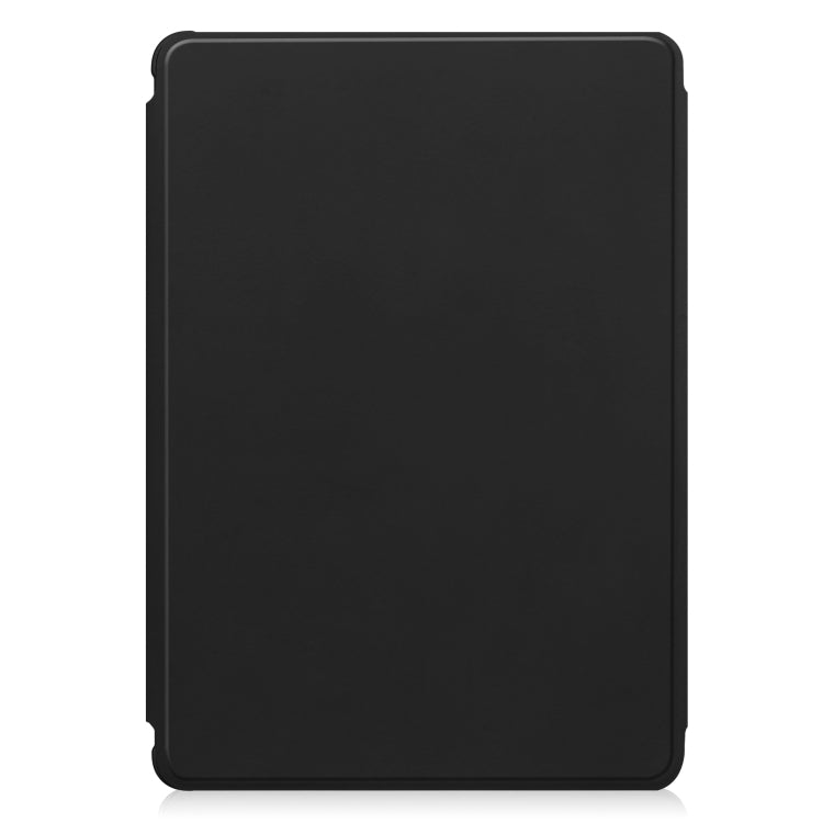 For iPad Pro 13 2024 Transparent Rotation Smart Leather Tablet Case with Keyboard(Black) - iPad Pro 13 2024 Cases by buy2fix | Online Shopping UK | buy2fix