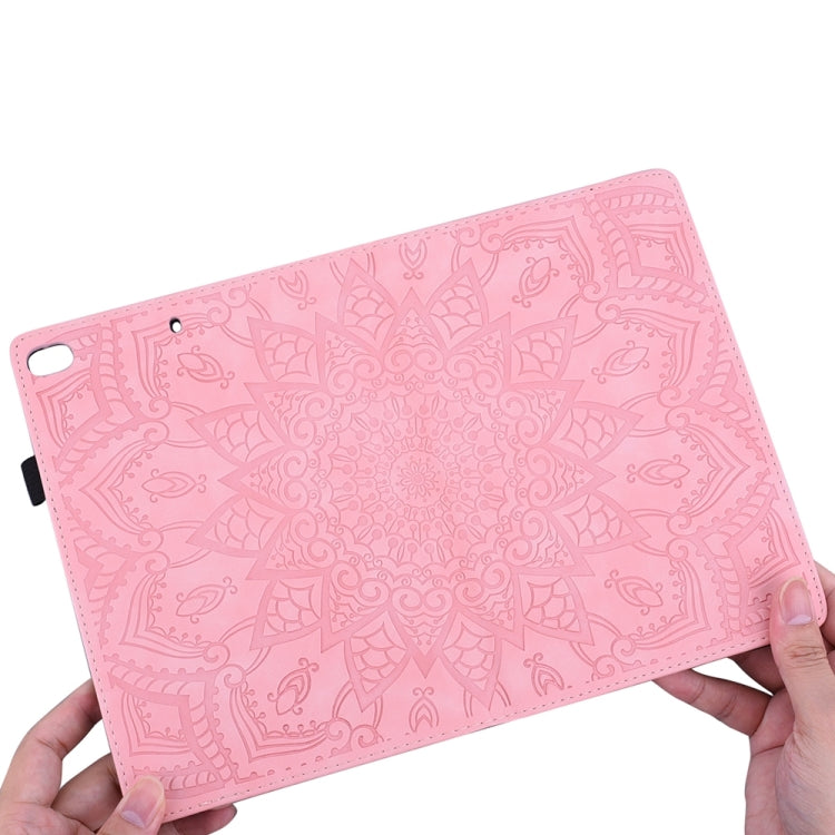 For iPad Pro 11 2024 Calf Texture Embossed Leather Tablet Case(Pink) - iPad Pro 11 2024 Cases by buy2fix | Online Shopping UK | buy2fix