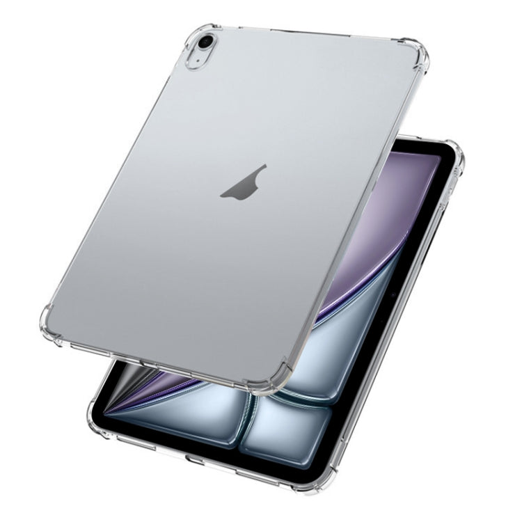 For iPad Air 11 2024 Highly Transparent TPU Full Thicken Corners Shockproof Protective Case(Transparent) - iPad Air 11 2024 Cases by buy2fix | Online Shopping UK | buy2fix