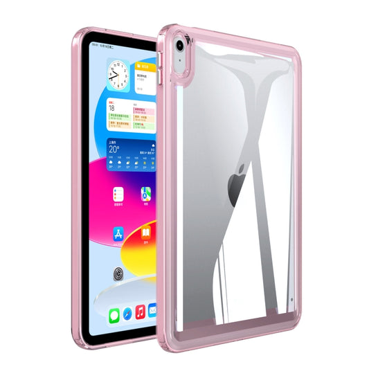 For iPad Air 11 2024 Transparent Acrylic Tablet Case(Pink) - iPad Air 11 2024 Cases by buy2fix | Online Shopping UK | buy2fix