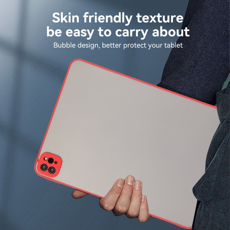 For iPad Pro 11 2024 Skin Feel 2 in 1 PC Hybrid TPU Tablet Case(Red) - iPad Pro 11 2024 Cases by buy2fix | Online Shopping UK | buy2fix