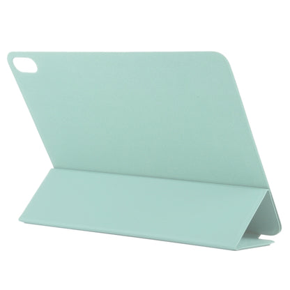 For iPad Air 11 2024 Double-sided Clip Non-buckle Magnetic PU Smart Tablet Case(Light Green) - iPad Air 11 2024 Cases by buy2fix | Online Shopping UK | buy2fix