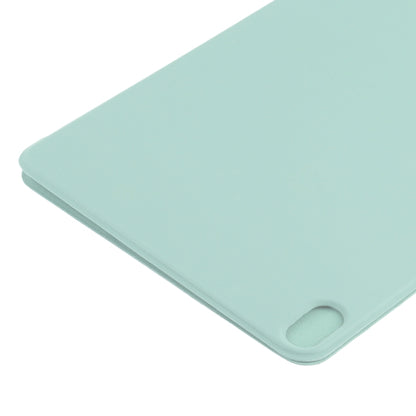 For iPad Air 11 2024 Double-sided Clip Non-buckle Magnetic PU Smart Tablet Case(Light Green) - iPad Air 11 2024 Cases by buy2fix | Online Shopping UK | buy2fix