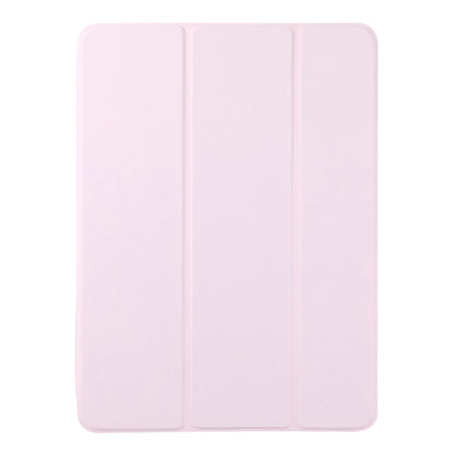 For iPad Air 11 2024 Double-sided Clip Non-buckle Magnetic PU Smart Tablet Case(Pink) - iPad Air 11 2024 Cases by buy2fix | Online Shopping UK | buy2fix