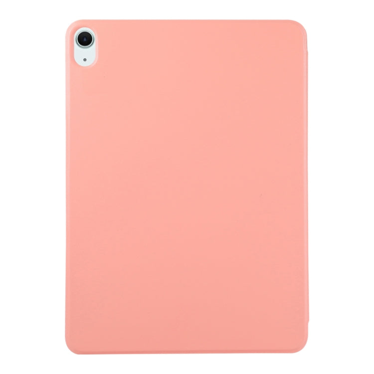 For iPad Air 11 2024 Double-sided Clip Non-buckle Magnetic PU Smart Tablet Case(Orange) - iPad Air 11 2024 Cases by buy2fix | Online Shopping UK | buy2fix