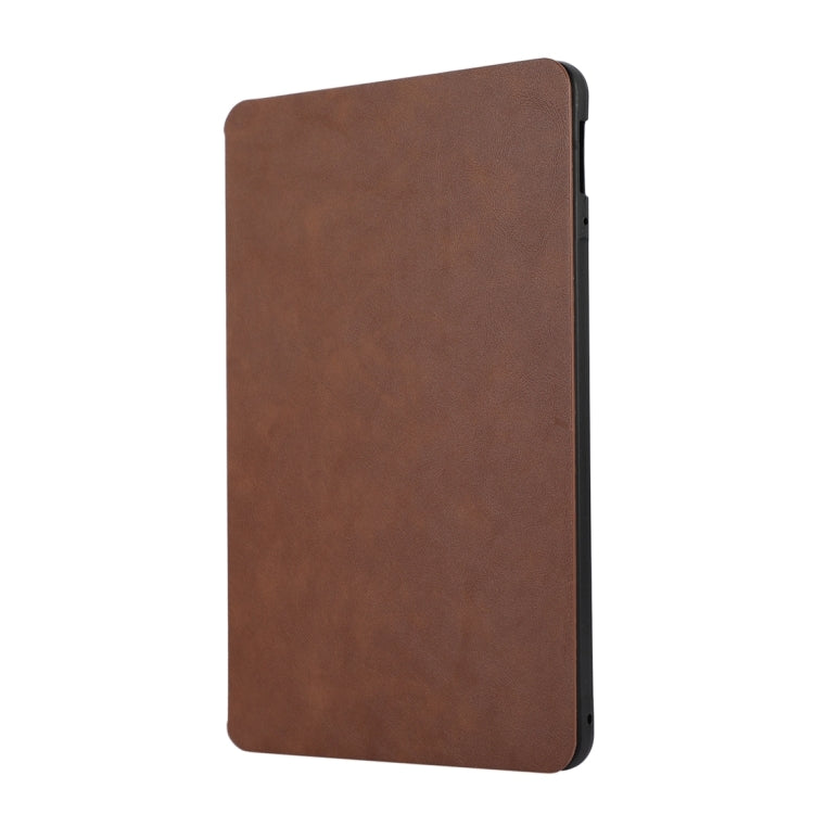 For iPad Pro 11 2024 TPU Flip Tablet Protective Leather Case(Brown) - iPad Pro 11 2024 Cases by buy2fix | Online Shopping UK | buy2fix