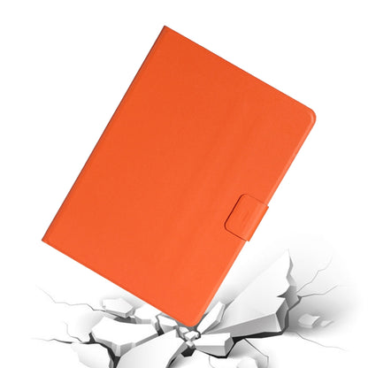 For iPad Pro 11 2024 Pure Color Smart Leather Tablet Case(Orange) - iPad Pro 11 2024 Cases by buy2fix | Online Shopping UK | buy2fix