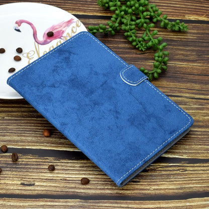 For iPad Pro 11 2024 Marble Style Cloth Texture Smart Leather Tablet Case(Blue) - iPad Pro 11 2024 Cases by buy2fix | Online Shopping UK | buy2fix