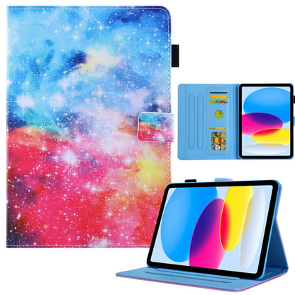 For iPad Pro 11 2024 Colored Drawing Leather Smart Tablet Case(Beautiful Starry Sky) - iPad Pro 11 2024 Cases by buy2fix | Online Shopping UK | buy2fix