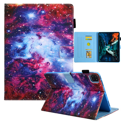 For iPad Pro 11 2024 Colored Drawing Leather Smart Tablet Case(Starry Sky) - iPad Pro 11 2024 Cases by buy2fix | Online Shopping UK | buy2fix