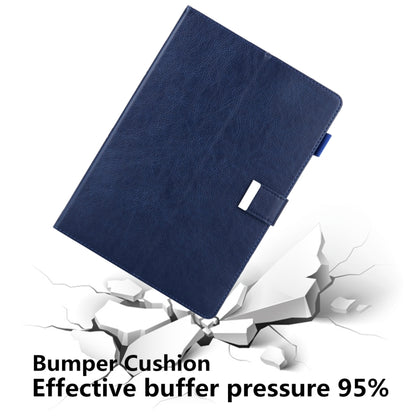 For iPad Pro 11 2024 Business Style Horizontal Flip Leather Smart Tablet Case with Holder(Blue) - iPad Pro 11 2024 Cases by buy2fix | Online Shopping UK | buy2fix